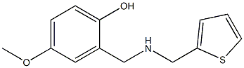  4-methoxy-2-{[(thiophen-2-ylmethyl)amino]methyl}phenol
