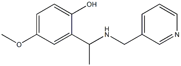  4-methoxy-2-{1-[(pyridin-3-ylmethyl)amino]ethyl}phenol