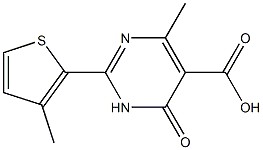  4-methyl-2-(3-methylthien-2-yl)-6-oxo-1,6-dihydropyrimidine-5-carboxylic acid