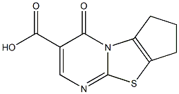 4-oxo-7,8-dihydro-4H,6H-cyclopenta[4,5][1,3]thiazolo[3,2-a]pyrimidine-3-carboxylic acid