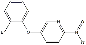 5-(2-bromophenoxy)-2-nitropyridine Structure