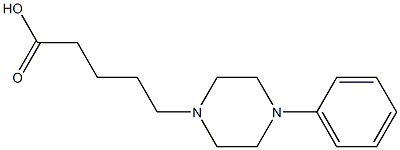 5-(4-phenylpiperazin-1-yl)pentanoic acid Structure