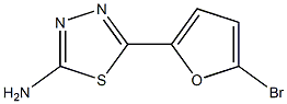 5-(5-bromofuran-2-yl)-1,3,4-thiadiazol-2-amine Structure