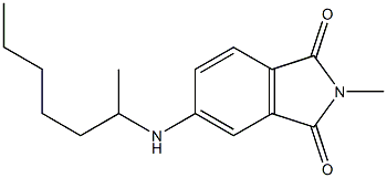 5-(heptan-2-ylamino)-2-methyl-2,3-dihydro-1H-isoindole-1,3-dione Structure
