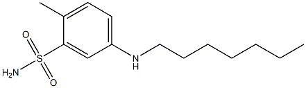 5-(heptylamino)-2-methylbenzene-1-sulfonamide Struktur