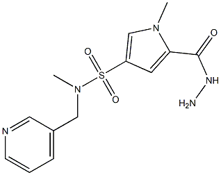 5-(hydrazinocarbonyl)-N,1-dimethyl-N-(pyridin-3-ylmethyl)-1H-pyrrole-3-sulfonamide