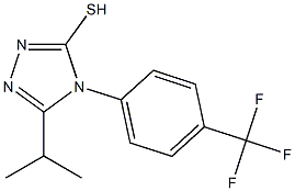 5-(propan-2-yl)-4-[4-(trifluoromethyl)phenyl]-4H-1,2,4-triazole-3-thiol