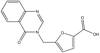 5-[(4-oxo-3,4-dihydroquinazolin-3-yl)methyl]furan-2-carboxylic acid