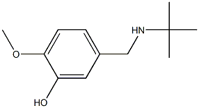 5-[(tert-butylamino)methyl]-2-methoxyphenol Structure