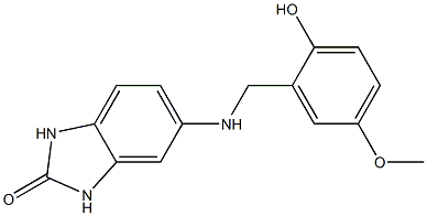 5-{[(2-hydroxy-5-methoxyphenyl)methyl]amino}-2,3-dihydro-1H-1,3-benzodiazol-2-one