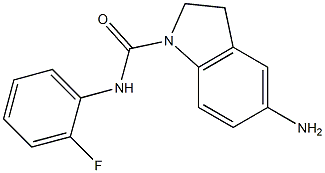  5-amino-N-(2-fluorophenyl)-2,3-dihydro-1H-indole-1-carboxamide
