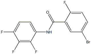  5-bromo-2-fluoro-N-(2,3,4-trifluorophenyl)benzamide