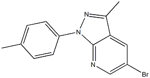 5-bromo-3-methyl-1-(4-methylphenyl)-1H-pyrazolo[3,4-b]pyridine Structure