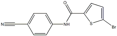  5-bromo-N-(4-cyanophenyl)thiophene-2-carboxamide