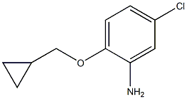 5-chloro-2-(cyclopropylmethoxy)aniline Structure