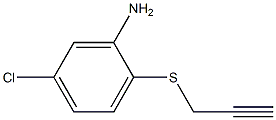 5-chloro-2-(prop-2-yn-1-ylsulfanyl)aniline Structure