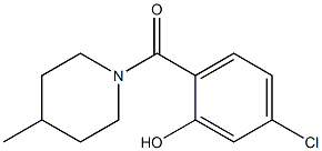 5-chloro-2-[(4-methylpiperidin-1-yl)carbonyl]phenol