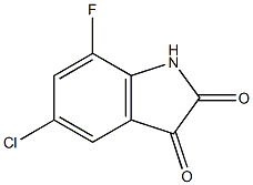 5-chloro-7-fluoro-1H-indole-2,3-dione Structure