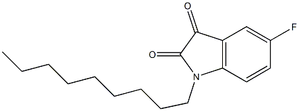 5-fluoro-1-nonyl-2,3-dihydro-1H-indole-2,3-dione