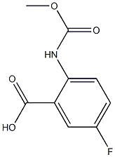 5-fluoro-2-[(methoxycarbonyl)amino]benzoic acid