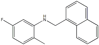 5-fluoro-2-methyl-N-(naphthalen-1-ylmethyl)aniline
