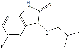 5-fluoro-3-[(2-methylpropyl)amino]-2,3-dihydro-1H-indol-2-one