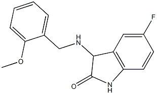 5-fluoro-3-{[(2-methoxyphenyl)methyl]amino}-2,3-dihydro-1H-indol-2-one