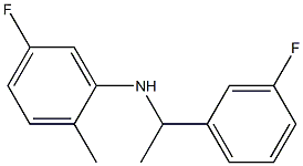 5-fluoro-N-[1-(3-fluorophenyl)ethyl]-2-methylaniline