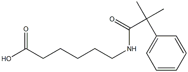 6-(2-methyl-2-phenylpropanamido)hexanoic acid