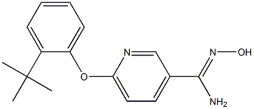 6-(2-tert-butylphenoxy)-N'-hydroxypyridine-3-carboximidamide