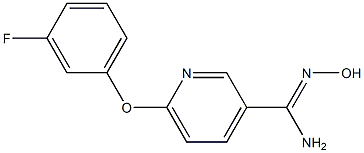 6-(3-fluorophenoxy)-N'-hydroxypyridine-3-carboximidamide