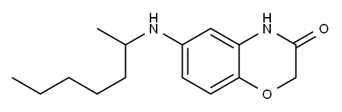 6-(heptan-2-ylamino)-3,4-dihydro-2H-1,4-benzoxazin-3-one