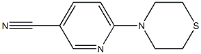 6-(thiomorpholin-4-yl)pyridine-3-carbonitrile Struktur