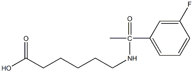  6-[1-(3-fluorophenyl)acetamido]hexanoic acid