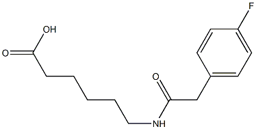 6-{[(4-fluorophenyl)acetyl]amino}hexanoic acid