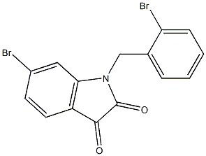 6-bromo-1-[(2-bromophenyl)methyl]-2,3-dihydro-1H-indole-2,3-dione