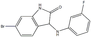  6-bromo-3-[(3-fluorophenyl)amino]-2,3-dihydro-1H-indol-2-one