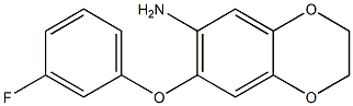 7-(3-fluorophenoxy)-2,3-dihydro-1,4-benzodioxin-6-amine Structure
