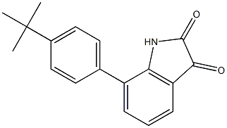 7-(4-tert-butylphenyl)-1H-indole-2,3-dione