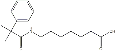  7-[(2-methyl-2-phenylpropanoyl)amino]heptanoic acid