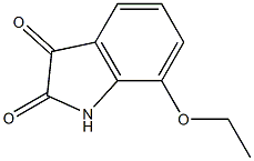 7-ethoxy-1H-indole-2,3-dione Struktur