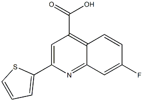 7-fluoro-2-(thiophen-2-yl)quinoline-4-carboxylic acid