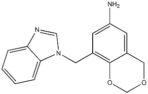  8-(1H-1,3-benzodiazol-1-ylmethyl)-2,4-dihydro-1,3-benzodioxin-6-amine