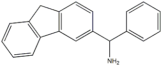 9H-fluoren-3-yl(phenyl)methanamine Structure