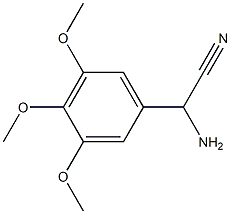 amino(3,4,5-trimethoxyphenyl)acetonitrile Structure