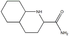decahydroquinoline-2-carboxamide Structure