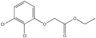 (2,3-ジクロロフェノキシ)酢酸エチル 化学構造式