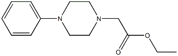 ethyl 2-(4-phenylpiperazin-1-yl)acetate Structure