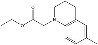 ethyl 2-(6-methyl-1,2,3,4-tetrahydroquinolin-1-yl)acetate Structure