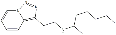heptan-2-yl(2-{[1,2,4]triazolo[3,4-a]pyridin-3-yl}ethyl)amine